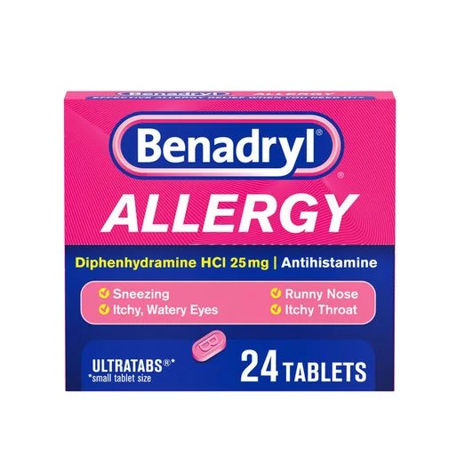 Benadryl Ultratabs Antihistamine Allergy Relief