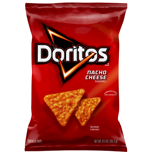 Doritos Flavored Tortilla Chips, Nacho Cheese